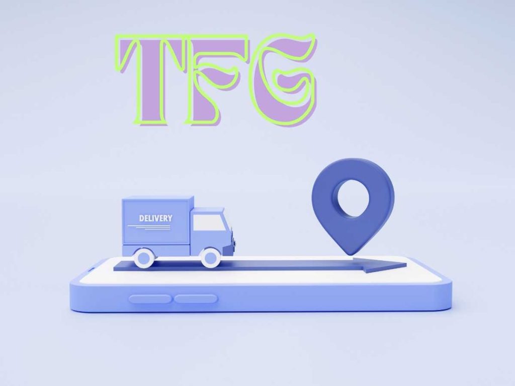 Ilustración de TFG con icono de localización y un libro abierto